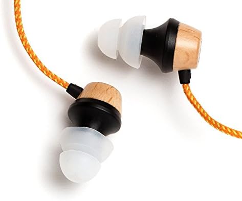 Elevate Your Sound Experience: Symphonized ALN Premium Wood Noise-Isolating In-Ear Headphones with Mic – Lightweight, Durable, and Compatible with All Devices (White)