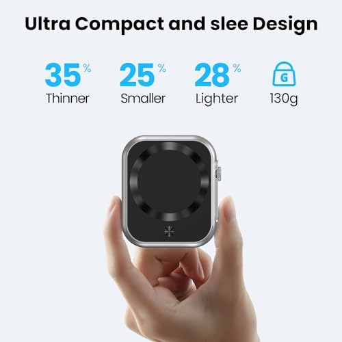 Ultimate 3-in-1 Magnetic Power Bank – 5000 m Ah Wireless Charger for i Phone 16/15/14/13/12, Apple Watch & Air Pods – 22.5 W Fast Charging, Lightweight Portable Battery Pack with LED Status Indicators – Enhanced Compatibility for On-the-Go Power Solutions