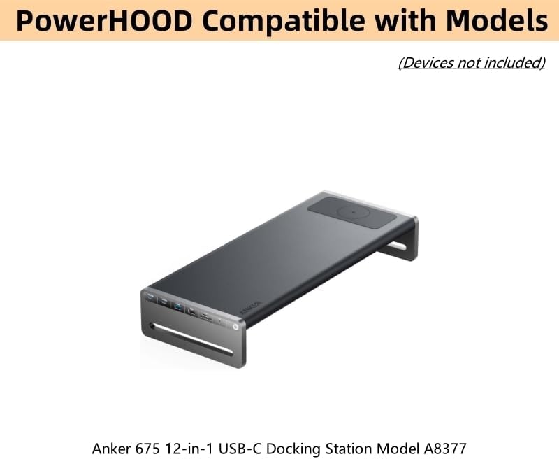 High-Efficiency 20 V AC/DC Power Adapter for Anker 675 12-in-1 USB-C Docking Station – 180 W Replacement Charger A8377, Optimal Fast Charging & Enhanced Device Performance for Seamless Connectivity and Reliability