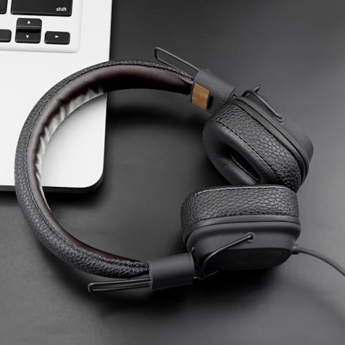 Upgrade Your Marshall Major Headphones with SOULWIT Dark Coffee Protein Leather Replacement Ear Pads – Unmatched Comfort and Sound Isolation for I/II/III/IV/V Models – Effortless Installation & Long-lasting Durability for Music Enthusiasts and Professionals