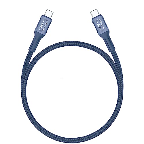 USB 4 Thunderbolt 4 Cable – 5 FT, High-Speed 40 Gbps Data Transfer, 240 W Power Delivery, 8 K Video Output Support for Ultimate Performance, Compatible with USB-C and Thunderbolt Devices – Ideal for Laptops, Monitors, and Docking Stations