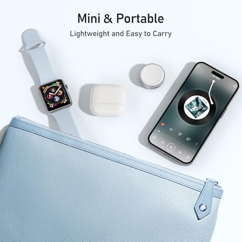 Elevate Your Charging Experience with the Elebase Ultra-Fast Magnetic Portable Apple Watch Charger – Seamless Wireless Solution for Series 10, 9, 8, 7, 6, Ultra 2 & SE – USB-C & i Phone Compatible – Lightweight, Durable, and Perfect for On-the-Go Power Management and Efficiency