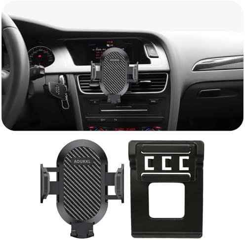 Premium 360-Degree Rotation Car Phone Holder for Audi A5, S5, A4, S4, RS4, RS5 (2017-2024) & Allroad – Thick Case Friendly Smartphone Mount with Effortless Installation for Optimal Navigation & Connectivity on the Road