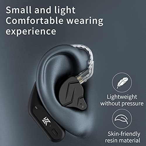 KZ AZ09 Bluetooth 5.4 Module – Premium Waterproof Wireless Ear Hook with Exceptional Battery Life for KZ ZST/ZSTX/ZS10/AS06/AS10/BA10/ZSR/ES4 (B Pin) – Unmatched Audio Freedom and Ergonomic Comfort for Active Lifestyles