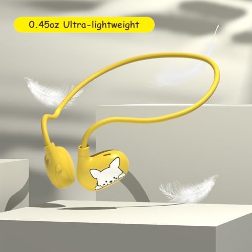 Lightweight Open Ear Bluetooth Headphones for Kids – Safe Volume Limiting Wireless Earbuds in Blue for Enhanced Listening and Outdoor Safety, Ideal for Boys and Girls on the Go – Perfect for Daily Use and Active Lifestyles