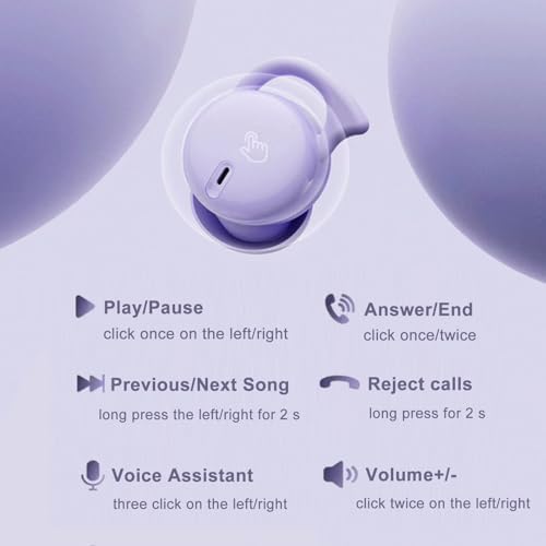 Transform Your Sleep Experience with Mini Wireless Noise Cancelling Earbuds for Side Sleepers – Ultra-Comfortable Bluetooth Design in Skin-Tone Finish for Unmatched Comfort and Device Versatility – Ideal for Restful Nights and Relaxing Moments