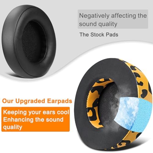 Upgrade Your Gaming Experience with SOULWIT Cooling Gel Ear Pads for Corsair Virtuoso RGB Wireless XT SE – Premium Noise Isolation Cushions for Enhanced Comfort and Performance, Ergonomically Designed for Long Sessions, Easy Installation, Sleek Black Finish