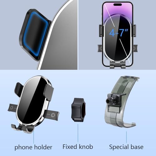 Mazda 3 Custom Dashboard Phone Holder (2014-2018) – Premium Auto Phone Mount for Enhanced Navigation & Hands-Free Safety – Sleek Mobile Cradle with 360° Rotation & Easy Installation – Perfect Mazda 3 Accessory for All Smartphone Sizes