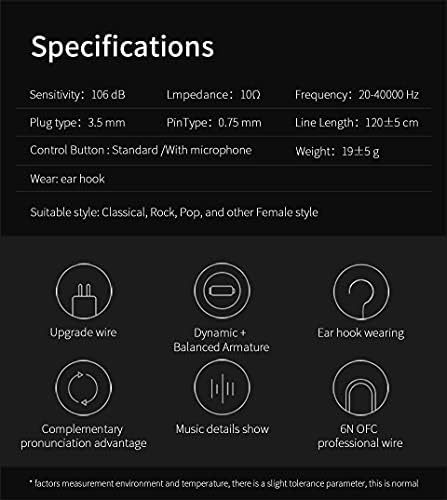 KZ ZST Dual Driver Wired In-Ear Earphones – Hi-Fi Monitor Earbuds for Musicians, Gamers, and Audiophiles – Superior Sound Clarity and Ergonomic Comfort for Extended Use – Tangle-Free Design for Enhanced Durability and Compatibility with All Devices