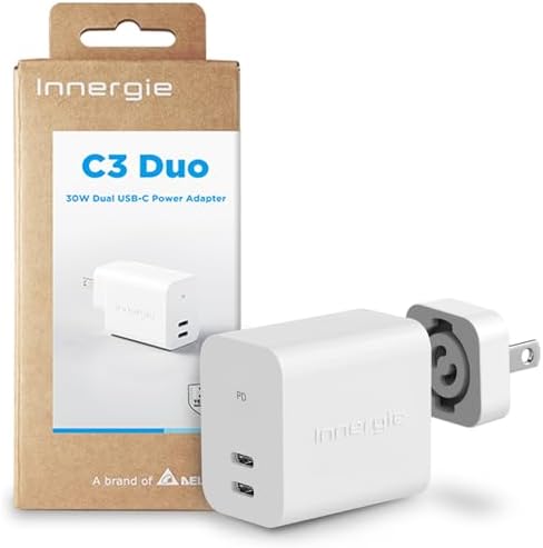Experience Unmatched Charging Efficiency with Innergie SE3 30 W USB-C Fast Charger – Versatile Power Adapter for i Phone 16, Samsung S24, Mac Book Air & More – Advanced SFC 2.0, PD 3.0, QC 4+ Compatibility with Safety Features for Optimal Device Protection – Compact & Portable Design for On-the-Go Power Solutions – Elevate Your Charging Experience Today!