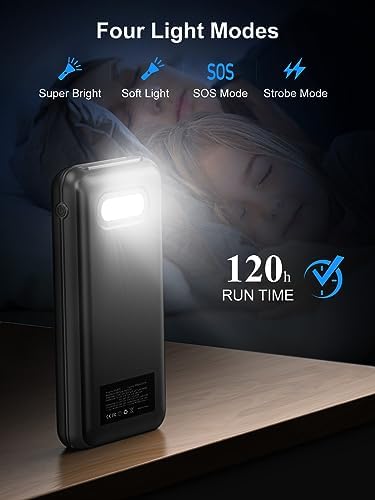 High-Capacity 30,000 m Ah Portable Charger – Rapid 22.5 W Power Bank with 4 Outputs Including PD 20 W USB-C, Ideal for i Phone, Samsung, and Pad Mini – Ultimate On-the-Go Charging Solution for All Devices