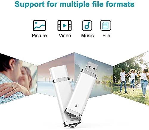 KEXIN Vibrant 3-Pack 64 GB USB Flash Drives – High-Speed, Multi-Color Thumb Drives for Effortless Data Storage & Transfer – Ideal for Photos, Documents & On-the-Go Professionals