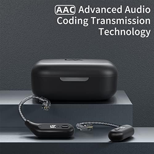 KZ AZ09 Bluetooth 5.4 Module – Premium Waterproof Wireless Ear Hook with Exceptional Battery Life for KZ ZST/ZSTX/ZS10/AS06/AS10/BA10/ZSR/ES4 (B Pin) – Unmatched Audio Freedom and Ergonomic Comfort for Active Lifestyles