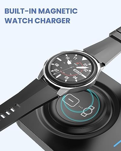 Revitalize Your Charging Routine with the Joy Geek Dual Wireless Charger – 2-in-1 Fast Charging Pad for Samsung Galaxy Devices, Effortlessly Powers Galaxy S23/S22/S21/S20/S10/Note20/10, Compatible with Galaxy Watch 5/4/3 & Buds 2/+/Pro/Live – Enhanced Speed & Compatibility for a Clutter-Free Experience