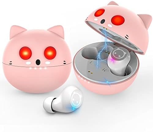 Kids’ Bluetooth 5.1 Wireless Earbuds – Adorable Waterproof Earphones with Dual Mics, 36-Hour Playtime, Hi-Fi Stereo Sound, and Gaming Mode – Perfect for Active Young Listeners and Learning on the Go