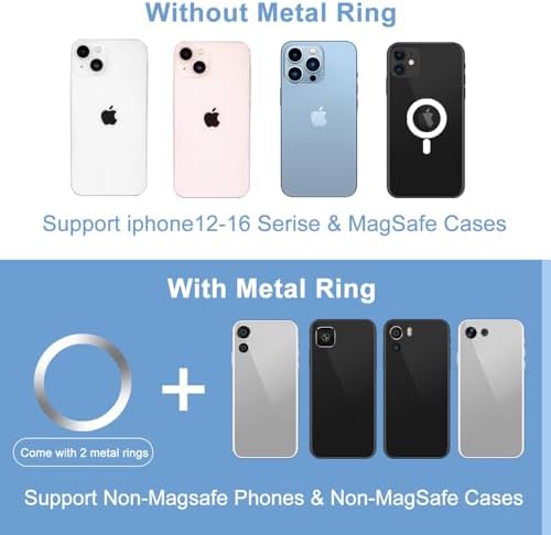 for Jeep 2024 2025 Wrangler JL JLU JT 4XE Phone Mount – Dashboard Phone Holder for Jeep Wrangler Gladiator 2/4 Door Accessories, with The Strongest Magnet (NOT for 1945-2023 JL JT) – Enhanced Compatibility and Speed