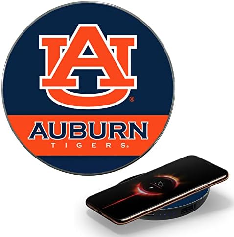 LSU Illuminated Logo Wireless Charger & Portable Power Bank – Dual Charging Pad for Wired and Wireless Devices, Fast Charging Technology, Ideal NCAA Gifts for Graduates and Fans, Ultimate Charging Solution with Enhanced Compatibility