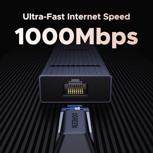 UGREEN Revodok Pro 6-in-1 USB C Hub: All-in-One Gigabit Ethernet & 4 K HDMI Adapter with 100 W Power Delivery for Mac M1/M2/M3, i Phone 16 Pro/Pro Max & Steam Deck – Unleash High-Speed Connectivity and Versatile Device Management