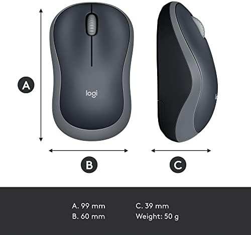 Logitech M240 Silent Bluetooth Mouse – Wireless & Compact Design for Effortless Navigation, 18-Month Battery Life, and Smooth Tracking on All Surfaces – Ideal for Windows, mac OS, Chrome OS – Portable Off White Solution for Professionals on the Go