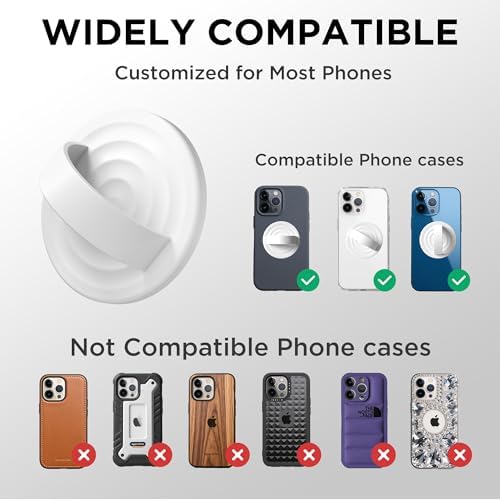 Revolutionary Magnetic Phone Ring Grip Holder – Ergonomic Silicone Finger Loop for i Phone Pro Max/Plus, 12/13/14/15/16 Series – Compatible with Mag Safe – Oat Color Enhances Aesthetics and Comfort – 360-Degree Rotation for Effortless Use – Secure Your Device with Style and Stability – Essential Smartphone Accessory for Unmatched Usability and Convenience