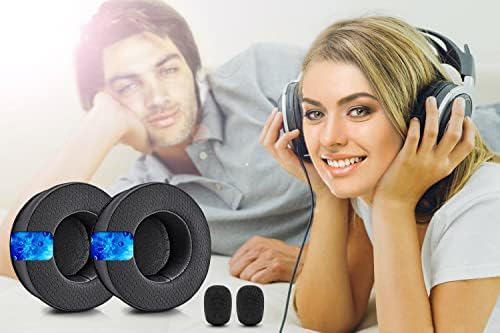 Upgrade Your Audio Experience with Virtuoso XT Cooling Gel Earpads – Premium Replacement for Virtuoso RGB Wireless SE Headset, Enhanced Comfort with Hybrid Fabric & Thick Cooling Gel (Black) – Perfect Fit, Easy Installation, Unmatched Breathability and Support