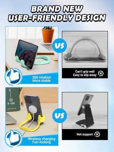 Cell Phone Holder Thumbs Up Lazy Phone Stand: 3 Pack Graduation Gifts for Teen Boys Him Kids 2025 Phone Stand for Desk Back to School Supplies Gifts for Men Birthday Funny Cool Gadgets Stuff Ideas – Enhanced Compatibility and Speed