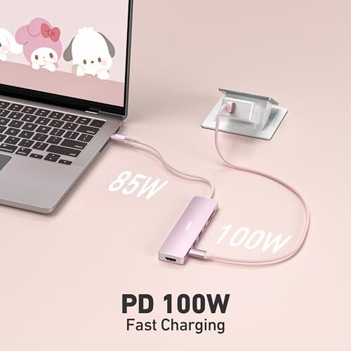 Upgrade Your Digital Experience with the BENFEI 7-in-1 USB C Hub: Ultra-Fast 4 K HDMI, Dual USB-A Ports, 100 W Power Delivery, and Convenient SD/TF Card Reader – The Essential Accessory for Mac Book Pro/Air, i Pad Pro, and i Phone 15 Pro/Pro Max Users – Unleash Seamless Connectivity for Professionals and Creatives