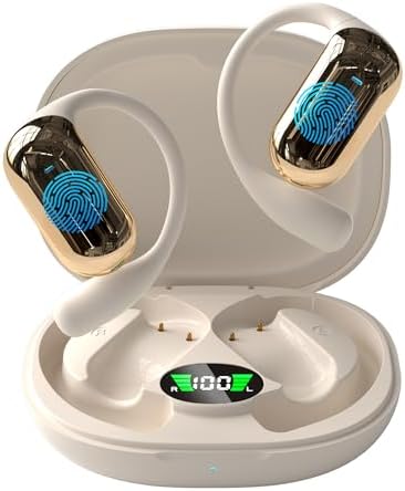 AI-Powered 144-Language Bluetooth Earbuds: Advanced Noise-Canceling Headphones for Effortless Communication in Any Setting, Ideal for i OS & Android Users, Waterproof Design for Enhanced Durability and Comfort During Travel