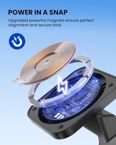 Ultimate 3-in-1 Foldable Wireless Charging Station for i Phone, Apple Watch, and Air Pods – Fast Magnetic Charger Stand with Enhanced Compatibility for i Phone 16-12, Apple Watch Series 9-2, Air Pods Pro & More – Stylish and Portable Power Solution for Home and Travel