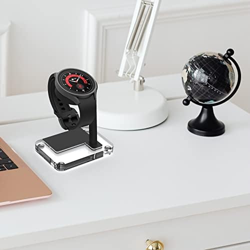 Galaxy Watch Fast Charger Dock – Universal Magnetic Charging Station for Galaxy Watch 8/7/6/5/5 Pro/4/3 and Active/Active2 – Sleek, Portable Design for Quick Power Boosts with Enhanced Compatibility and Durability