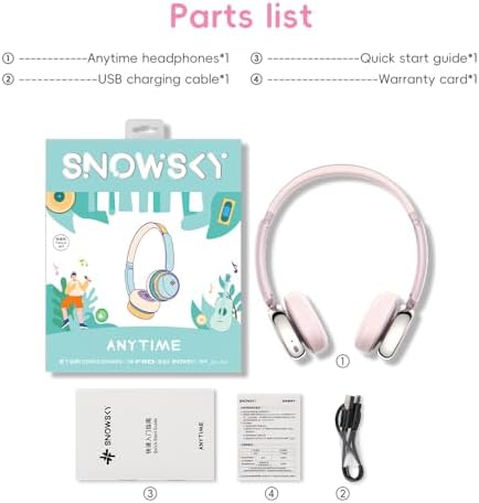 Fii O Retro Wireless Bluetooth 5.4 Headphones in Pink – 58-Hour Active Noise Cancelling Earphones for Ultimate Comfort & Sound Quality – Ideal for Travel, Home, and On-the-Go Listening
