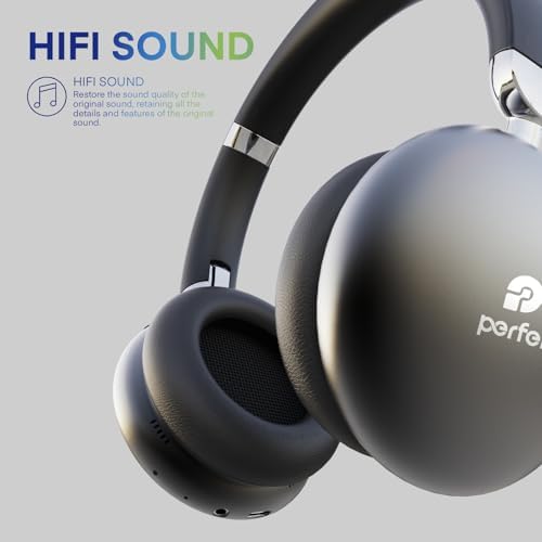 M2 Black Wireless Over-Ear Headphones: Elevate Your Sound Experience with Deep Bass Technology, Advanced Noise Cancellation, and Ultra-Foldable Design for On-the-Go Comfort and Seamless Bluetooth 5.4 Connectivity