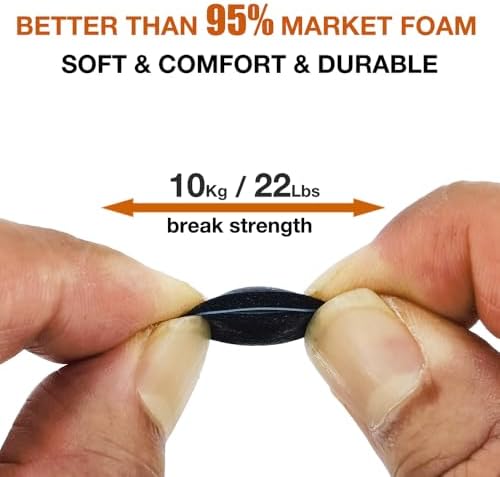 Experience Superior Comfort and Noise Isolation with Dual-Layer Memory Foam Ear Tips for Ear Fun Air Pro & JLab Epic Lab Edition – Optimal Fit for Enhanced Sound Quality and Audio Performance Replacement Accessories