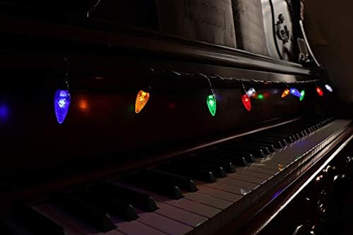 YAGE Tale LED Christmas Light Phone Charger Cord – 50 Inch USB Cable with 10 Multicolor LED Bulbs for i Phone Compatibility – Fast Charging and Festive Decor for Holiday Joy – Perfect Holiday Accessory for Students and Travelers