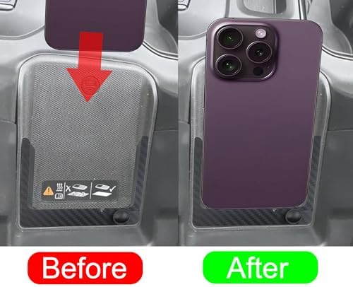 Premium Wireless Charging Alignment Adapter for Chevy Silverado & GMC Sierra – Adjustable Accessory for i Phone 12/13/14/15/16 and Slim Samsung/Pixel Phones – Enhanced Speed and Compatibility with Durable Construction