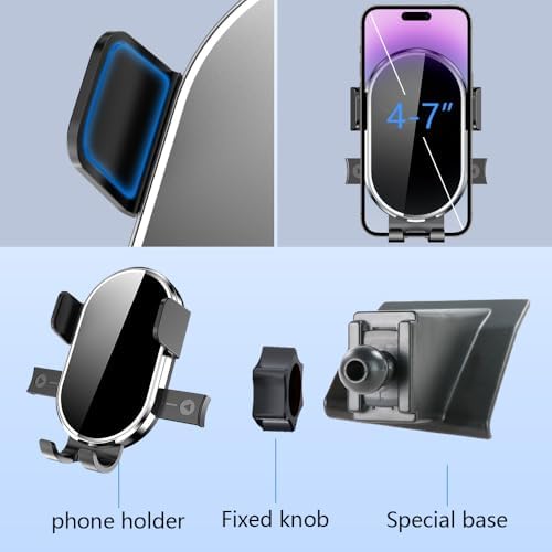 Premium 360-Degree Rotating Car Phone Holder for Ford Explorer 2016-2019 – Hands-Free Dashboard Mount for Secure Smartphone Navigation and Communication – Enhance Road Safety and Interior Style with Easy Installation and Durable Design