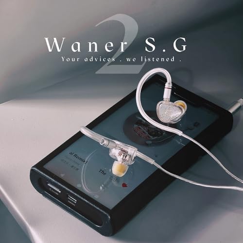 Yongse TANGZU Wan’er II S.G 2 nd Gen Audiophile Gaming Earphones – Premium 10 mm Dynamic Drivers for Deep Bass & Crisp Treble, Durable Detachable Silver-Plated Cable for Longevity, Ergonomic Fit for Gamers & Musicians, 4.4 mm Connector – Ultimate Comfort & Superior Sound Clarity for an Immersive Experience
