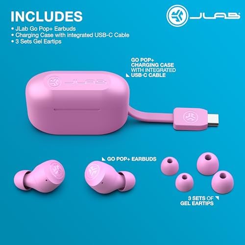 JLab Go Air Pop True Wireless Bluetooth Earbuds – Teal | IPX4 Sweat-Resistant for Active Lifestyles | Dual Connect Technology for Independent Listening | Bluetooth 5 for Effortless Pairing | Customizable Audio with 3 EQ Settings: Signature, Balanced, Bass Boost | Ultimate Comfort & Durability for On-the-Go Enthusiasts