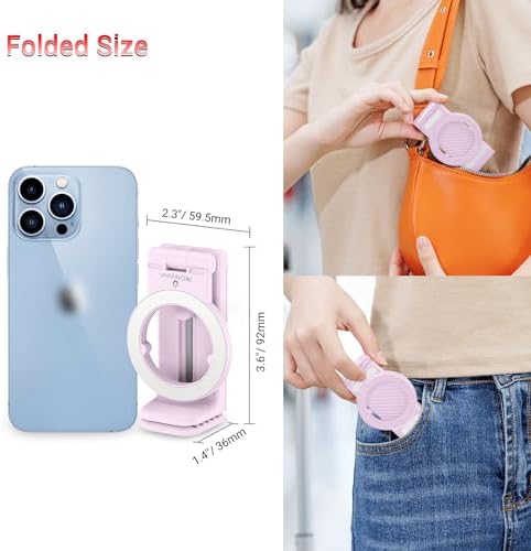 PROfezzion Magnetic Airplane Phone Holder for Mag Safe iPhone 16 15 14 13 12 & All Phone, 360°Rotation Travel Must Have Handsfree Phone Mount for Desk/Tray Table Travel Accessory – Enhanced Compatibility and Speed