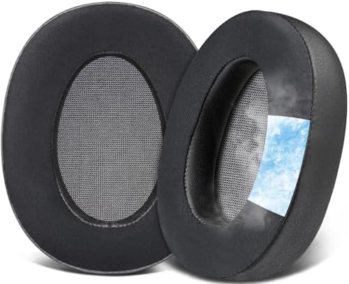 Upgrade Your Sony WH-H900 N & MDR 100 ABN Headphones with SOULWIT Snow Leopard Noise Isolation Replacement Earpads – Experience Unmatched Comfort, Superior Sound Quality, and Easy Installation for Noise-Canceling Over-Ear Headphones