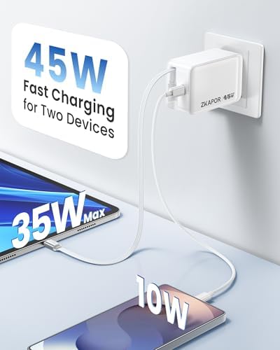 Elevate Your Charging Game with the 45 W Ga N Retractable USB C Charger Block – Ultimate Travel Companion for i Phone 16, Galaxy S25, Mac Book Air, and More! Experience Lightning-Fast PD & QC Charging with Foldable Plug for Maximum Portability – Designed for Enhanced Compatibility and Safety!