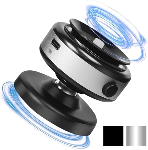 Ultimate 360-Degree Rotatable Magnetic Car Phone Holder – Powerful Suction Mount for Unmatched Stability and Versatile Use on Smooth Surfaces – Sleek Black Design for Cars and Gym Equipment with Universal Device Compatibility