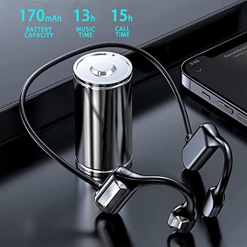 Innovative TEDATATA Wireless Bone Conduction Bluetooth Headset for Active Lifestyles – Superior Ambient Awareness, Secure Non-In-Ear Design, and Extended Battery Life for Outdoor Enthusiasts – Ultimate Sports Headphones with Quick Bluetooth Connectivity and Ergonomic Comfort
