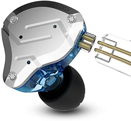 High-Fidelity KZ ZS10 PRO Noise-Isolating Earbuds with Detachable 2-Pin Cable – Superior Five-Driver Sound Clarity in Sleek Sand Black Design for Audiophiles and Casual Listeners Alike