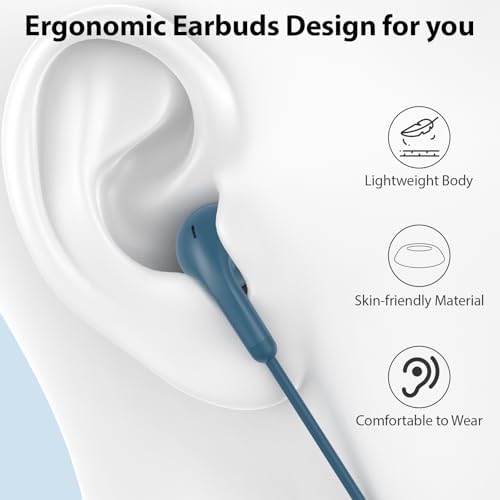 Premium USB C Earbuds for i Phone & i Pad – Superior Hi-Fi Stereo Headphones with Advanced Noise Isolation, Integrated Microphone, and Effortless Volume Control – Ideal for Audiophiles and Creative Professionals – Lightweight Ergonomic Design for Ultimate Comfort and Seamless Device Compatibility