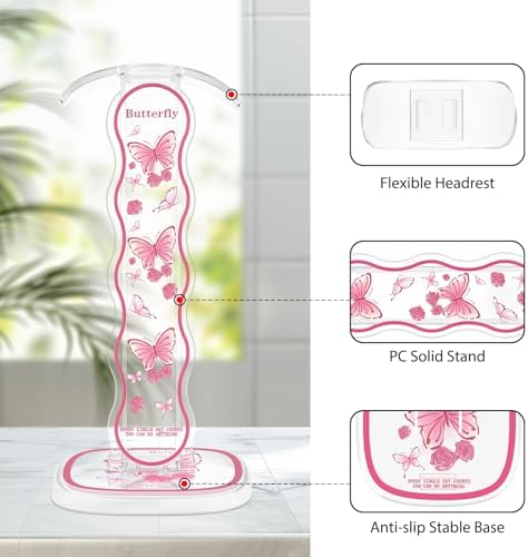 CamyCosy Headphone Holder for Desk, Gaming Headset & Earphone Stand with Tulip Flowers Pattern – Enhanced Compatibility and Speed