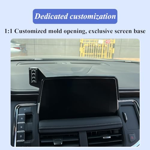 GMC Yukon 2021-2024 Exclusive Car Phone Holder – Hands-Free Auto Lock Mount with 360° Rotation for Safe Navigation and Communication – Perfect Accessory for Yukon and Yukon XL (Excludes Denali Trims) – Secure, Durable, and Ergonomically Designed for Enhanced Driving Safety