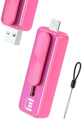 MOSDART 256 GB USB 3.1 Dual Flash Drive – Lightning-Fast Data Transfer for i Phone 15/16, Android, i Pad & Mac Book – Versatile USB-C & A Compatibility – Portable Keychain Design with LED Status Indicator