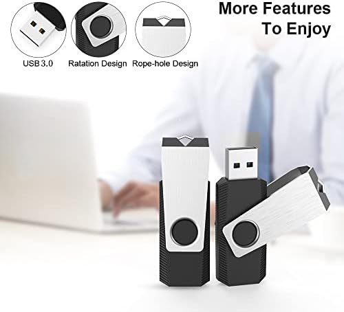 KEXIN 64 GB USB 3.0 Flash Drive 10-Pack – High-Speed, Reliable Data Storage for Photos, Videos & Files – Versatile Portable Memory Sticks Compatible with PCs, Laptops & Consoles – Perfect for Professionals & Students