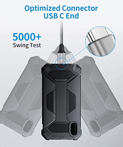 10-Foot Braided USB C Cable Trio – Fast Charging 3 A – Perfect for i Phone 16/15 Pro Max & Samsung Galaxy S Series – Durable Design for Home, Office, and Travel – Ultimate Compatibility & Efficiency in Charging and Data Transfer